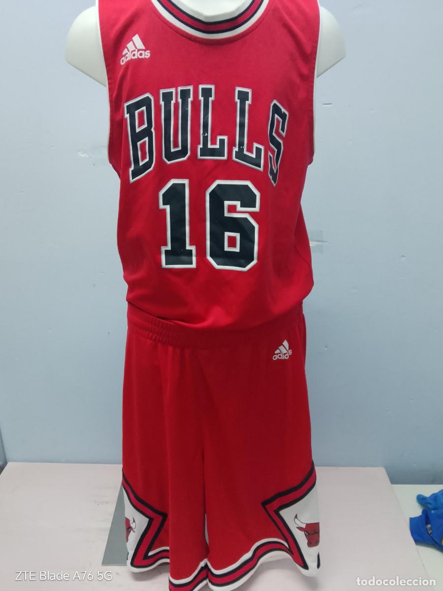 Collezionismo sportivo: Gasol nba basketball chicago bulls ni&ntilde;o camsieta kit completo 11-12 38cts