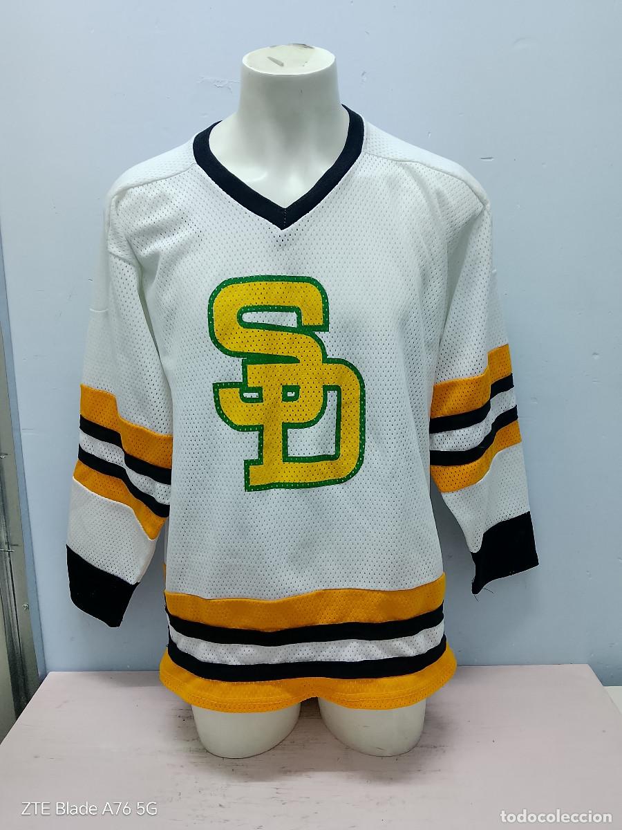 Sammelleidenschaft Sport: Hockey Hielo Ice match worn University jersey shirt camiseta NHL xl 63cts