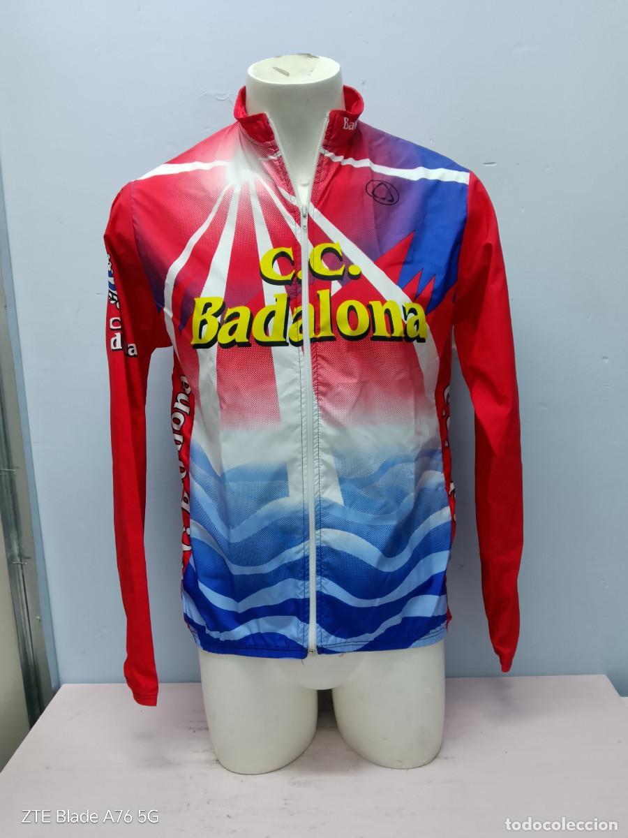 Sammelleidenschaft Sport: Club Ciclista Badalona maillot chaqueta cortavientos ciclismo xl 56cts