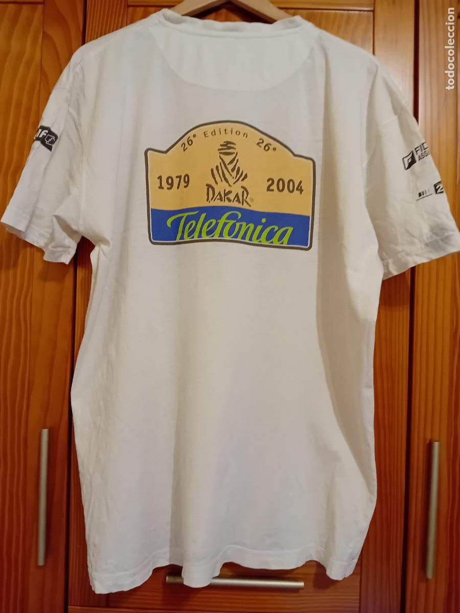 Coleccionismo deportivo: Camiseta rally Paris-Dakar 1979-2004. 26 edici&oacute;n. Ver fotos y descripcion