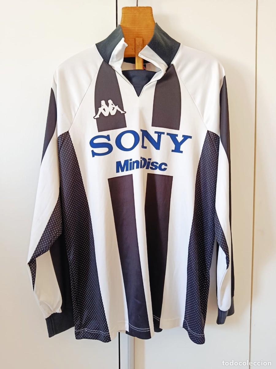 Coleccionismo deportivo: Maglia Vintage Calcio Juventus Italy Home Long Sleeve 1997 1998 Kappa XL