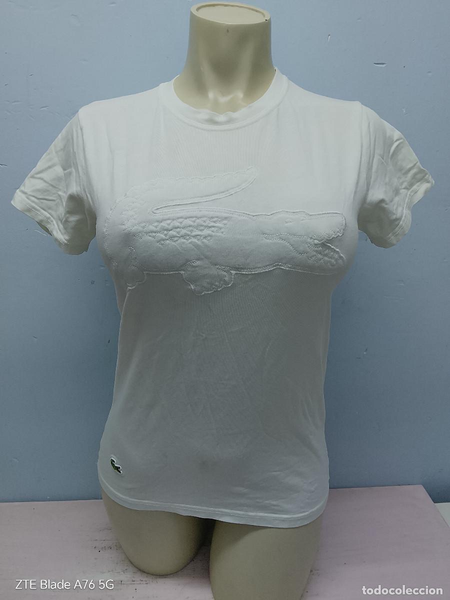 Coleccionismo deportivo: Lacoste chica mujer camiseta shirt s 47cts woman girl