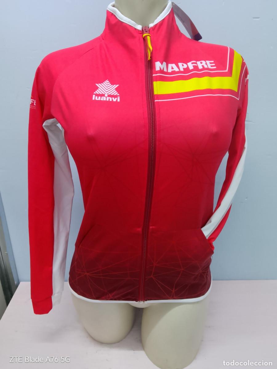 Coleccionismo deportivo: Espa&ntilde;a Spain tenis chaqueta chica woman girl mujer Tennis federacion padel M 50cts