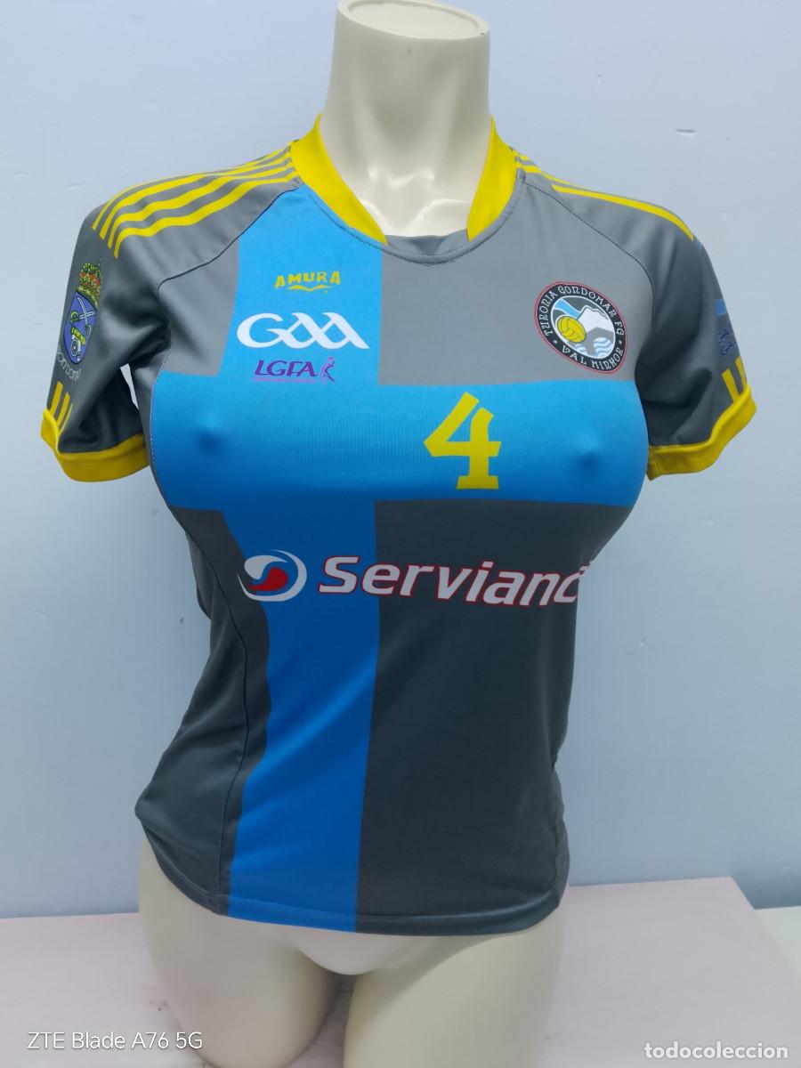 Coleccionismo deportivo: Turonia Gondomar F&uacute;tbol Ga&eacute;lico Pontevedra galicia camiseta chica mujer M 46cts