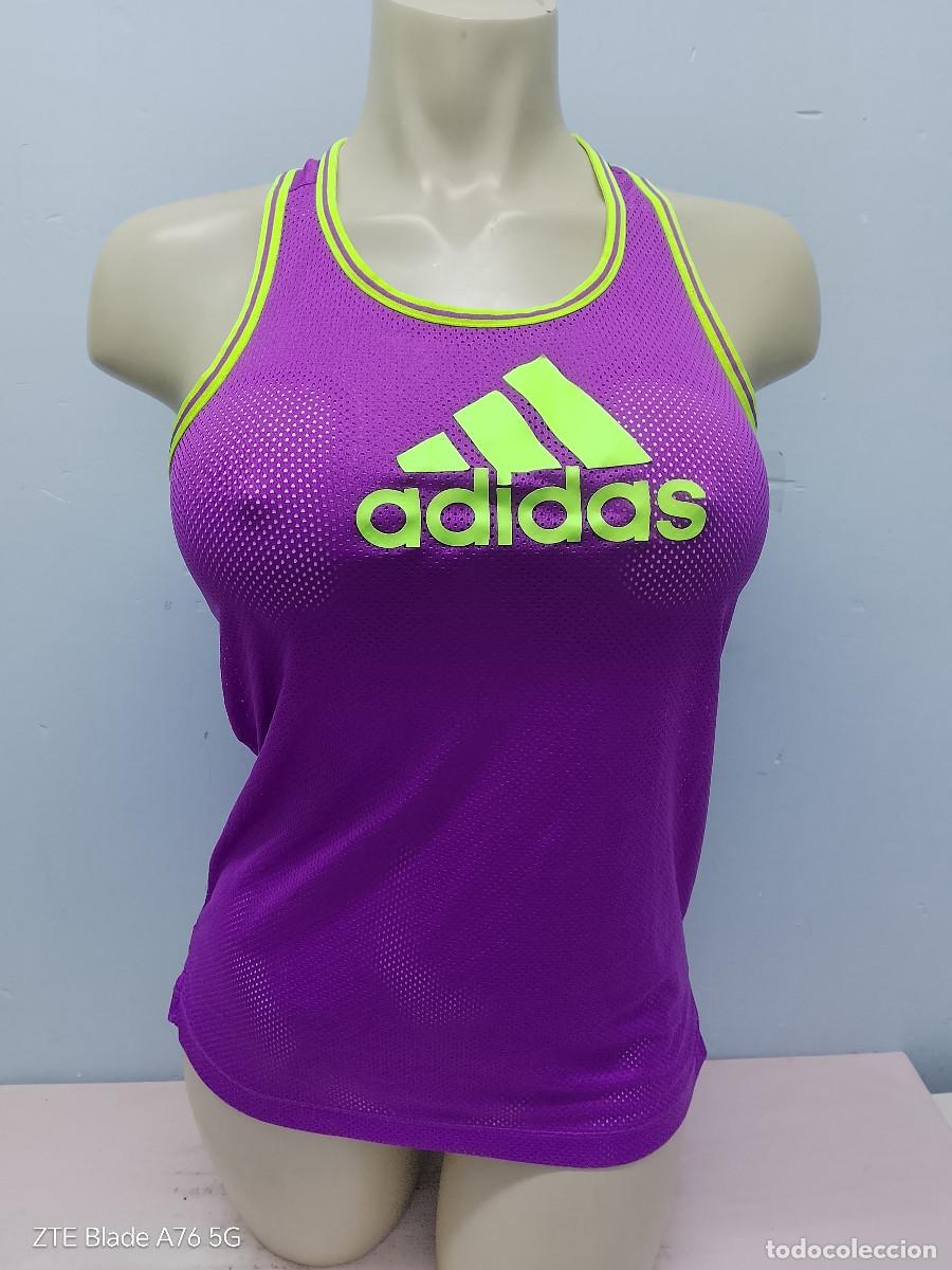 Coleccionismo deportivo: Top fitness girl body spinning shirt top camiseta shirt girl woman gym running fit M 46cts