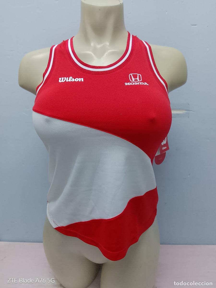Coleccionismo deportivo: Wilson tenis padel shirt chica mujer camiseta top woman tennis S 42cts