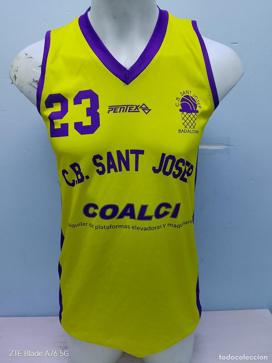 Coleccionismo deportivo: CB Sant Josep Badalona basket camiseta basquetbol catalunya s 52cts