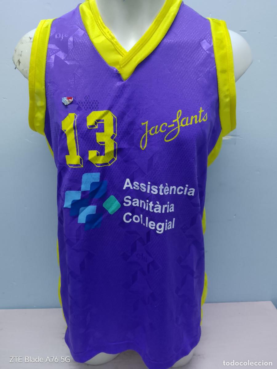 Coleccionismo deportivo: JAC Sants barcelona camiseta basket basquet shirt catalunya xl 59cts