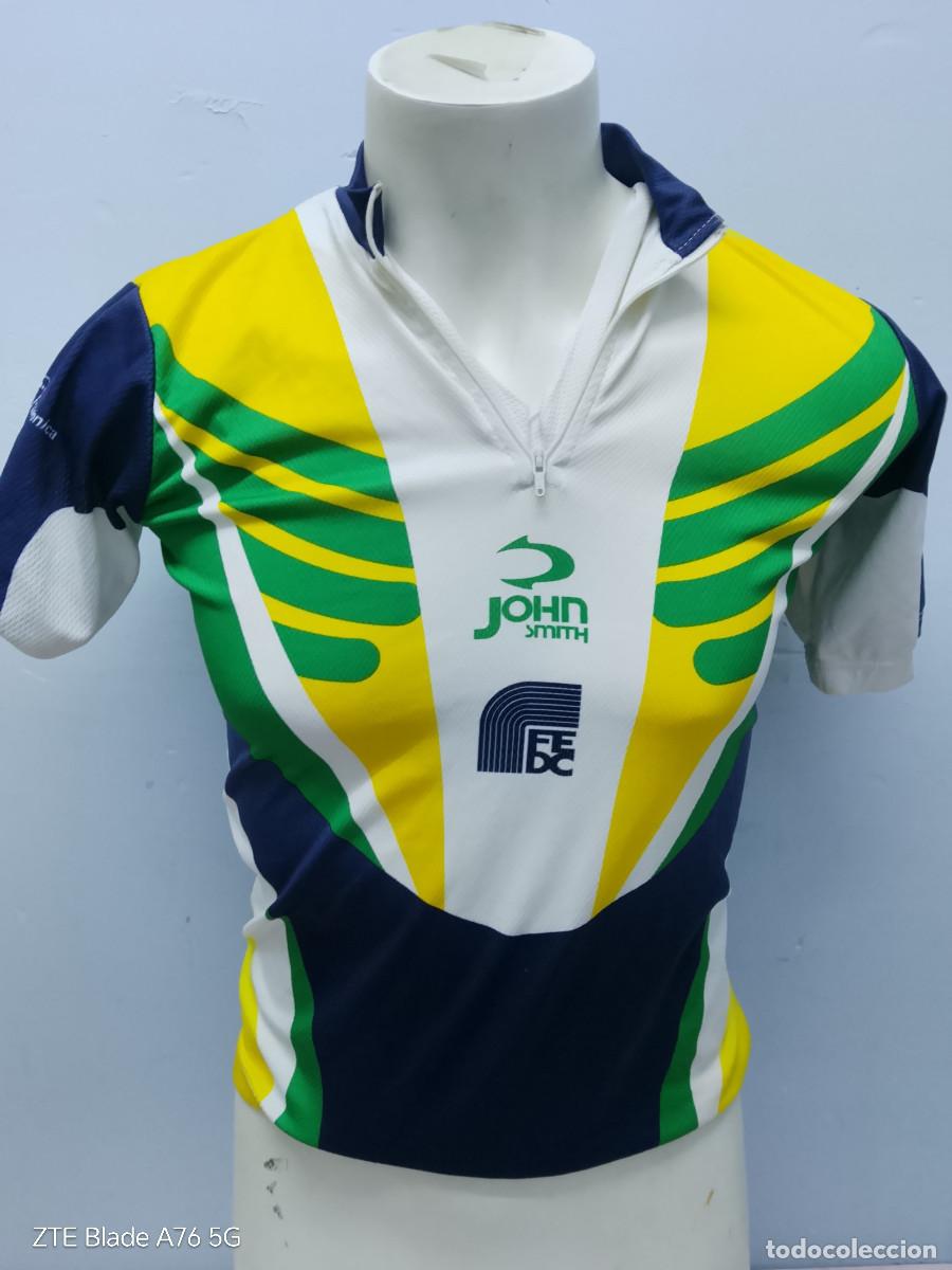 Coleccionismo deportivo: Real Federaci&oacute;n Espa&ntilde;ola Ciclismo ciclista maillot s 48cts