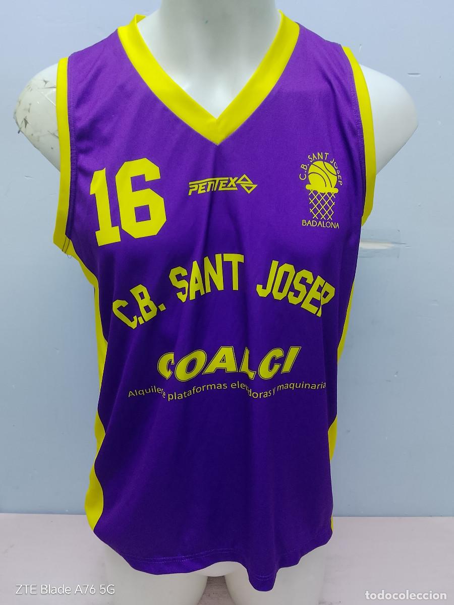 Colecionismo desportivo: CB Sant Josep Badalona basket camiseta basquetbol catalunya L 56ts
