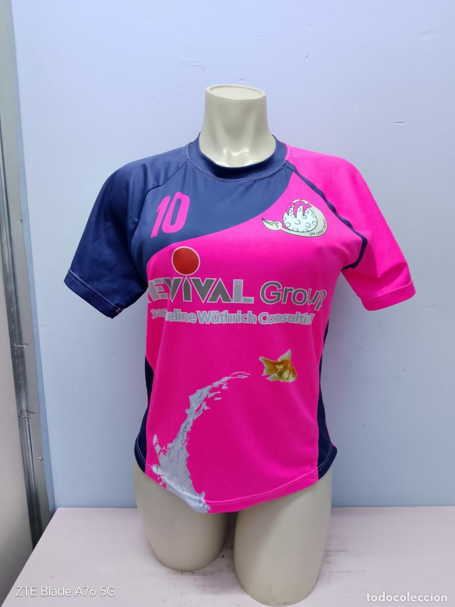 Coleccionismo deportivo: unihockey UH Leioa Vizcaya top chica mujer girl camiseta shirt xl 52cts euskadi
