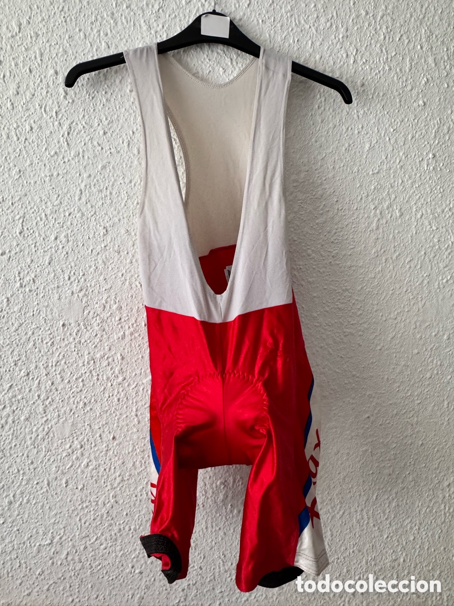 Collezionismo sportivo: Antiguo culotte de ciclismo con tirantes deportivo vintage TALLA -M- Monver