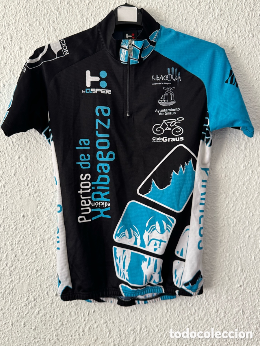 Collezionismo sportivo: Antiguo maillot de ciclismo deportivo vintage TALLA -M- Casper