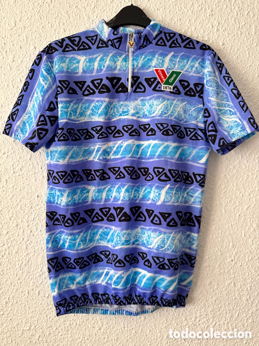 Collezionismo sportivo: Antiguo maillot de ciclismo vintage TALLA -6-Vittore Gianni