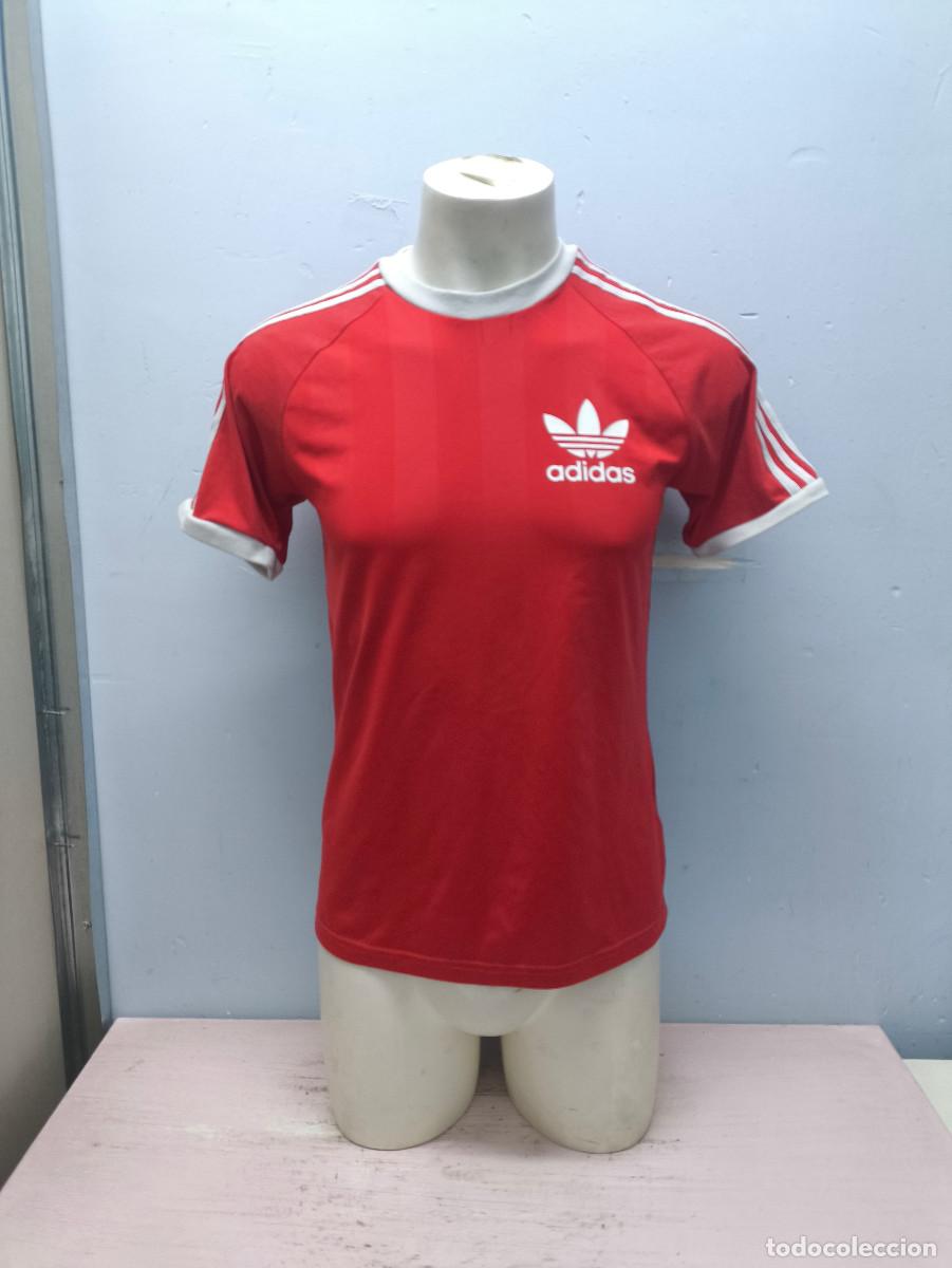 Collezionismo sportivo: Camiseta Oldskol retro adidas shirt camiseta moderna oldschool S 48cts