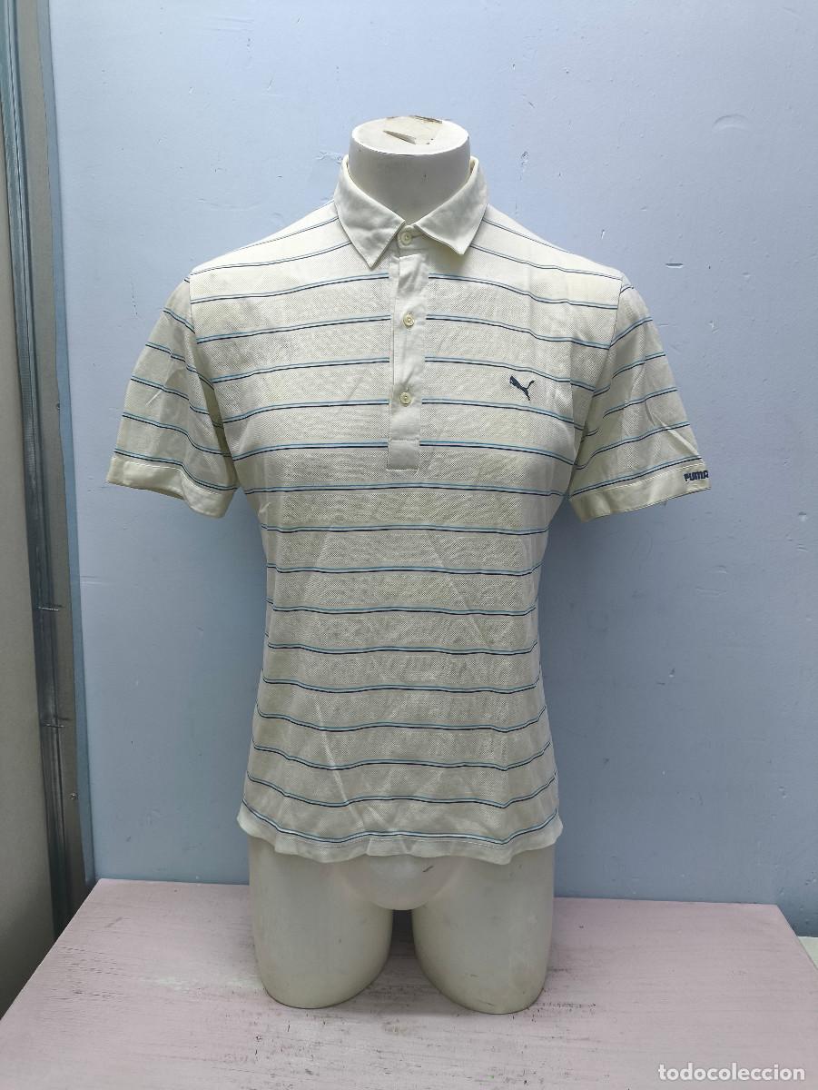 Coleccionismo deportivo: Puma 1980 Vintage polo jersey nautic style watersports shirt camiseta L 58cts nautico
