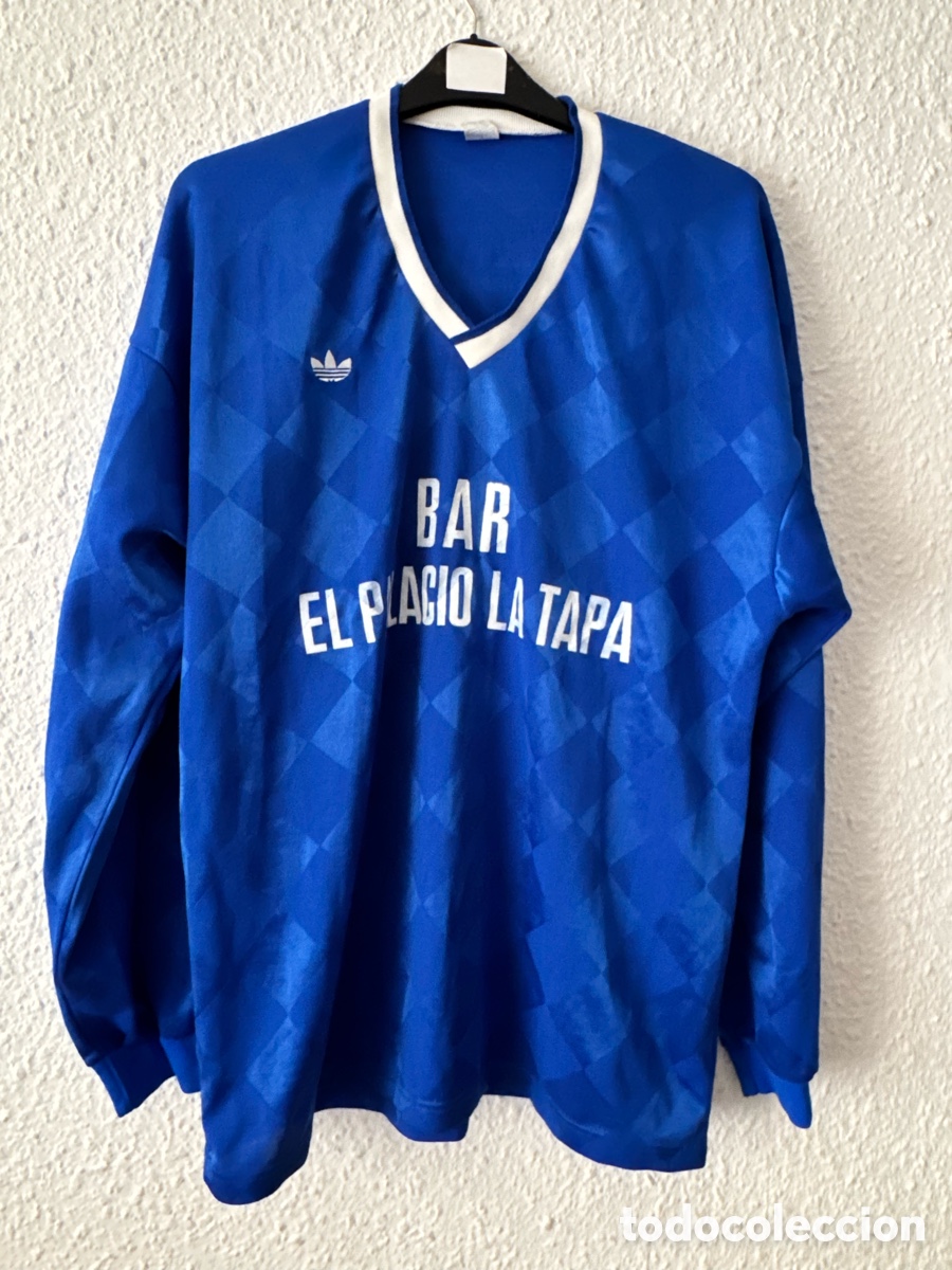 Sports collectibles: Antigua Camiseta deportiva Bar El palacio la tapa TALLA -L- Adidas