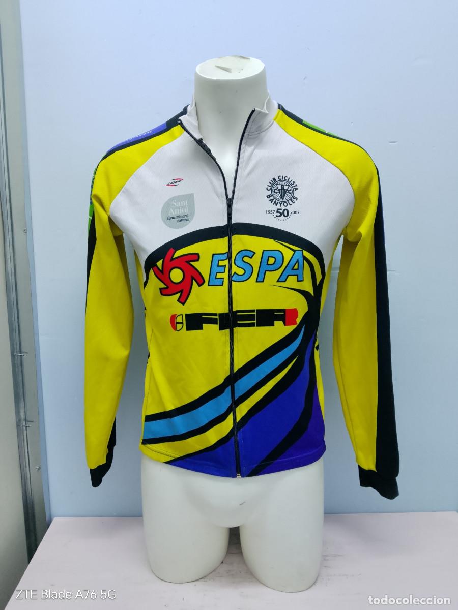 Colecionismo desportivo: Club Ciclista Banyoles costa brava ciclismo maillot cicista L 54cts