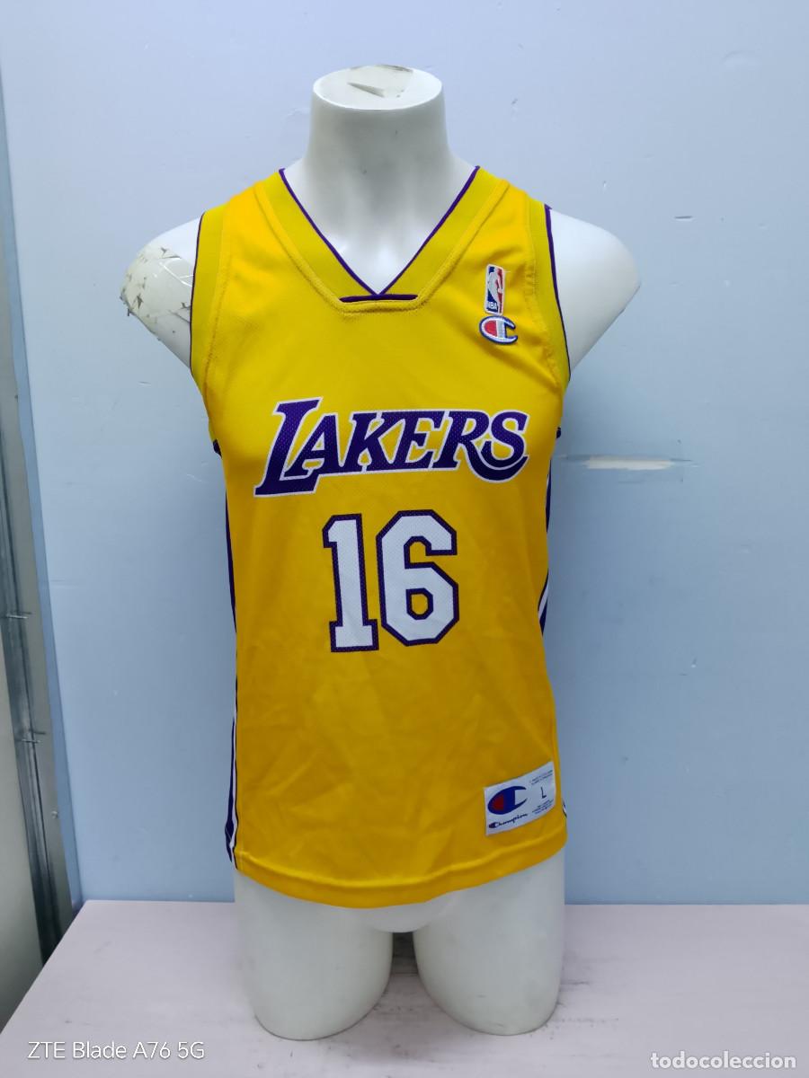 Coleccionismo deportivo: Lakers Pau Gasol camiseta shirt basketball basket baquet xxs 49cts