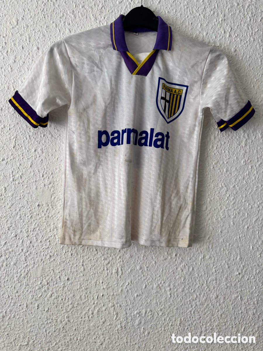 Sports collectibles: Antigua Camiseta deportiva Parma A.C N&deg;8 TALLA -10- Parmalat