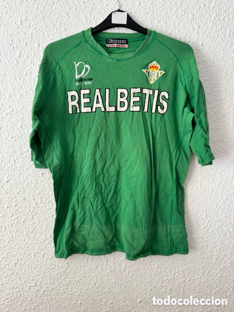 Sports collectibles: Antigua Camiseta deportiva REALBETIS vintage TALLA -XXL- Kappa