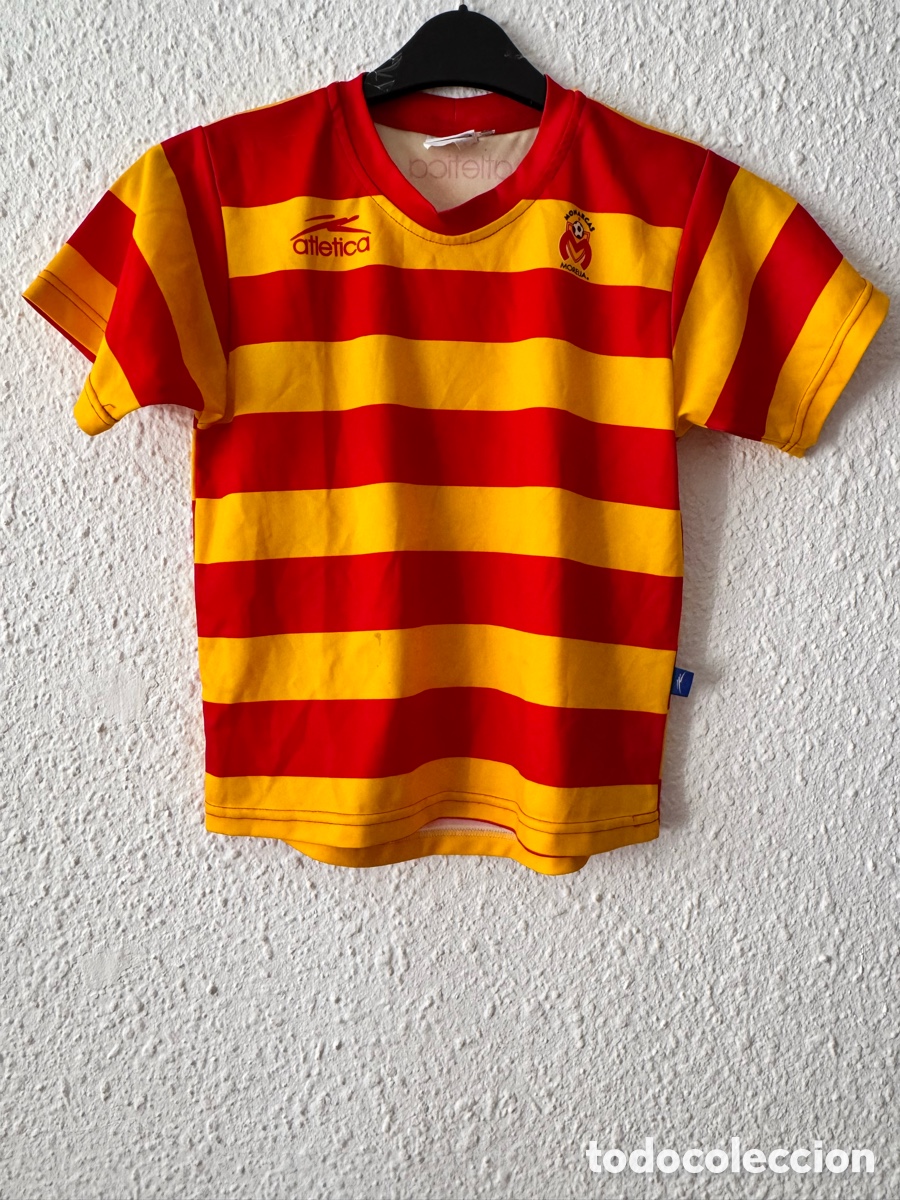 Sports collectibles: Antigua Camiseta deportiva Monarcas Morelia TALLA -8- Atletica