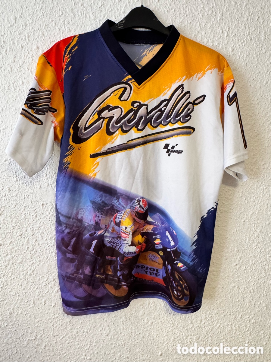 Sammelleidenschaft Sport: Antigua Camiseta deportiva Crivill&eacute; TALLA -L- Motogp