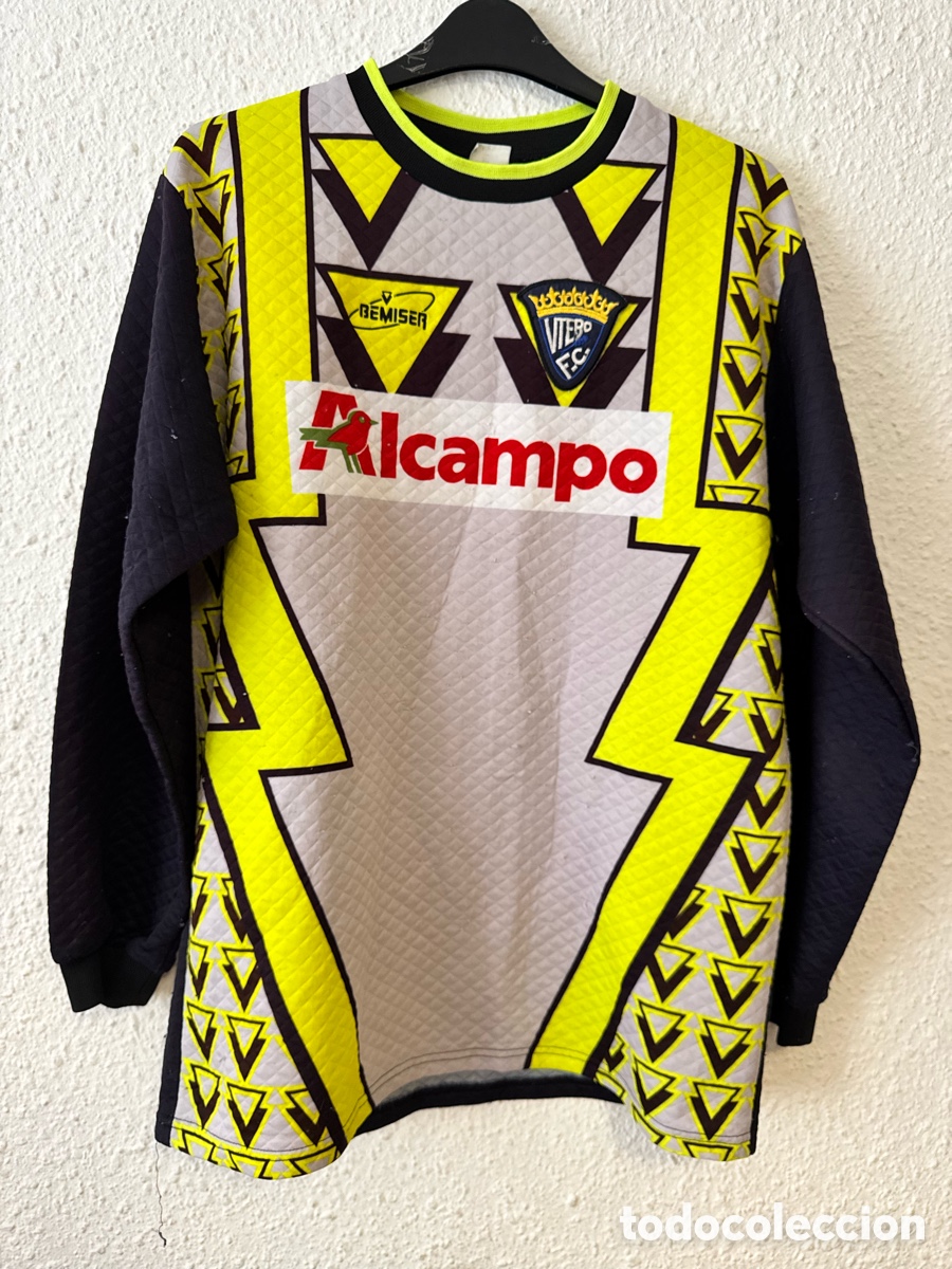 Sports collectibles: Antigua Camiseta manga larga deportiva Viterbo F.C. TALLA -XL- Alcampo