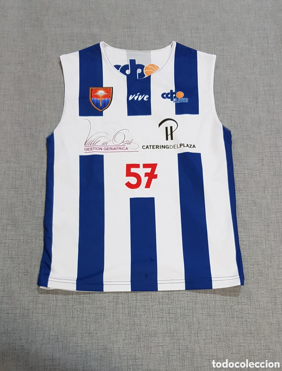 Coleccionismo deportivo: CAMISETA CLUB BALONCESTO CIUDAD DE PONFERRADA REVERSIBLE