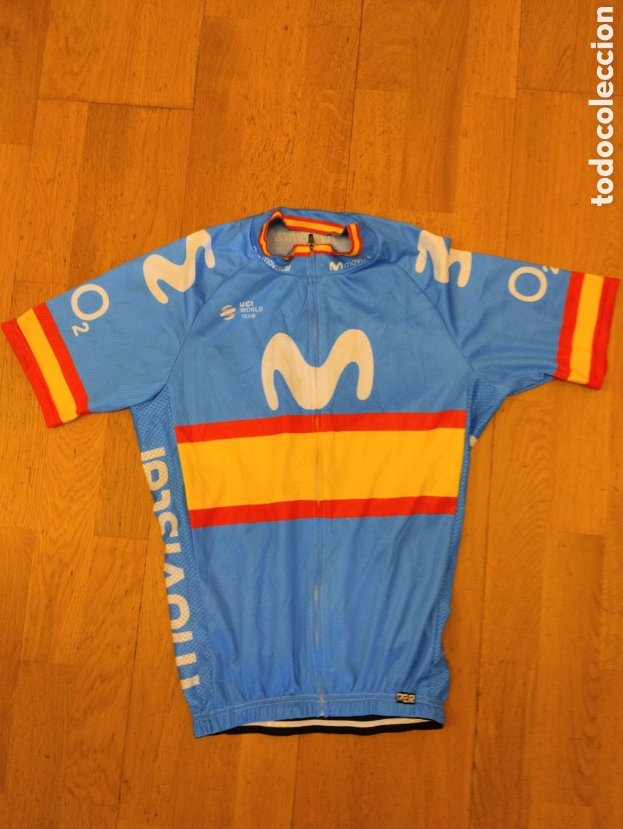 Collectionnisme sportif: Maillot ciclismo Movistar UCI WORLD TEAM