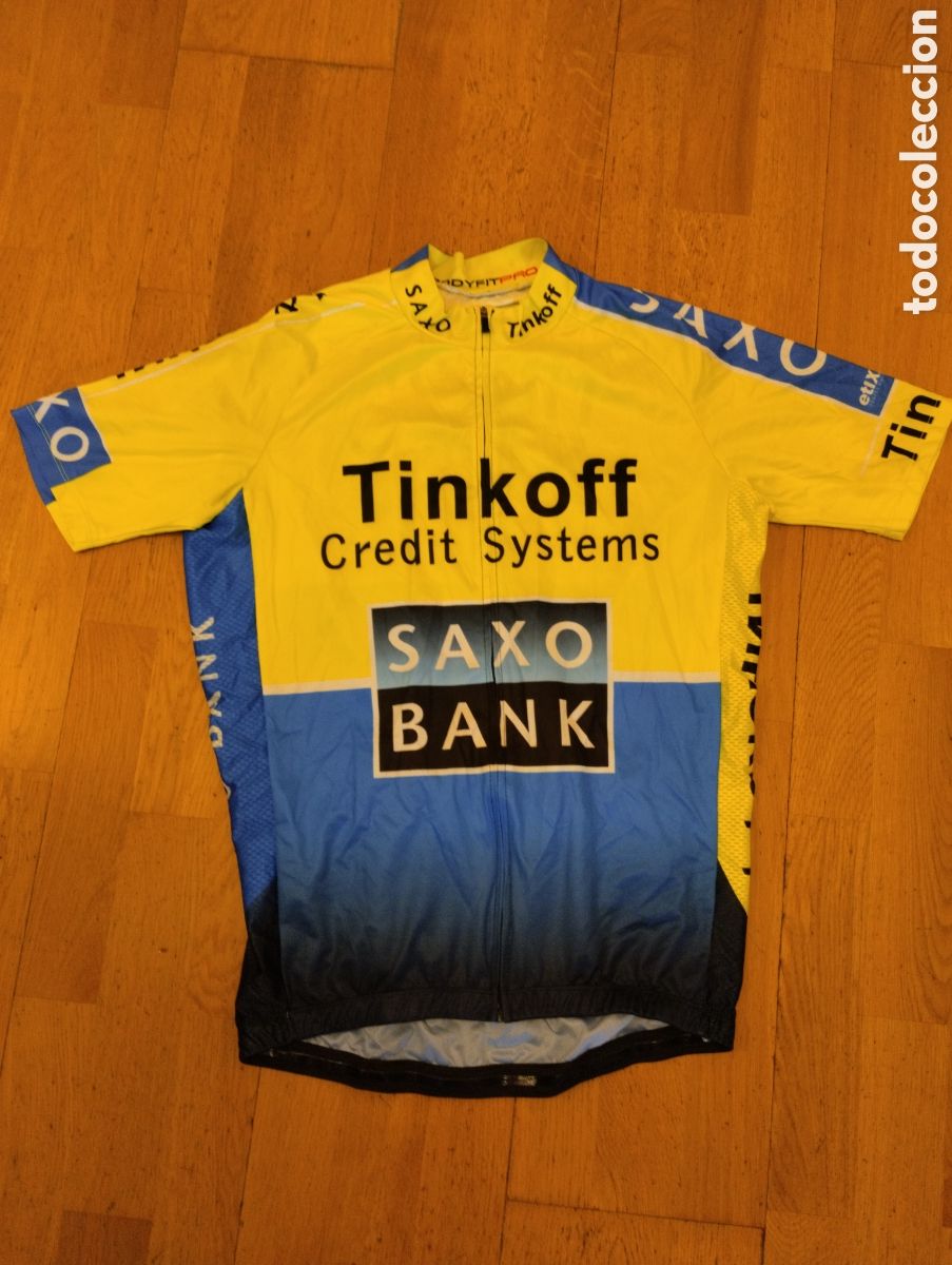 Coleccionismo deportivo: Maillot ciclismo Saxo Bank Tinkoff