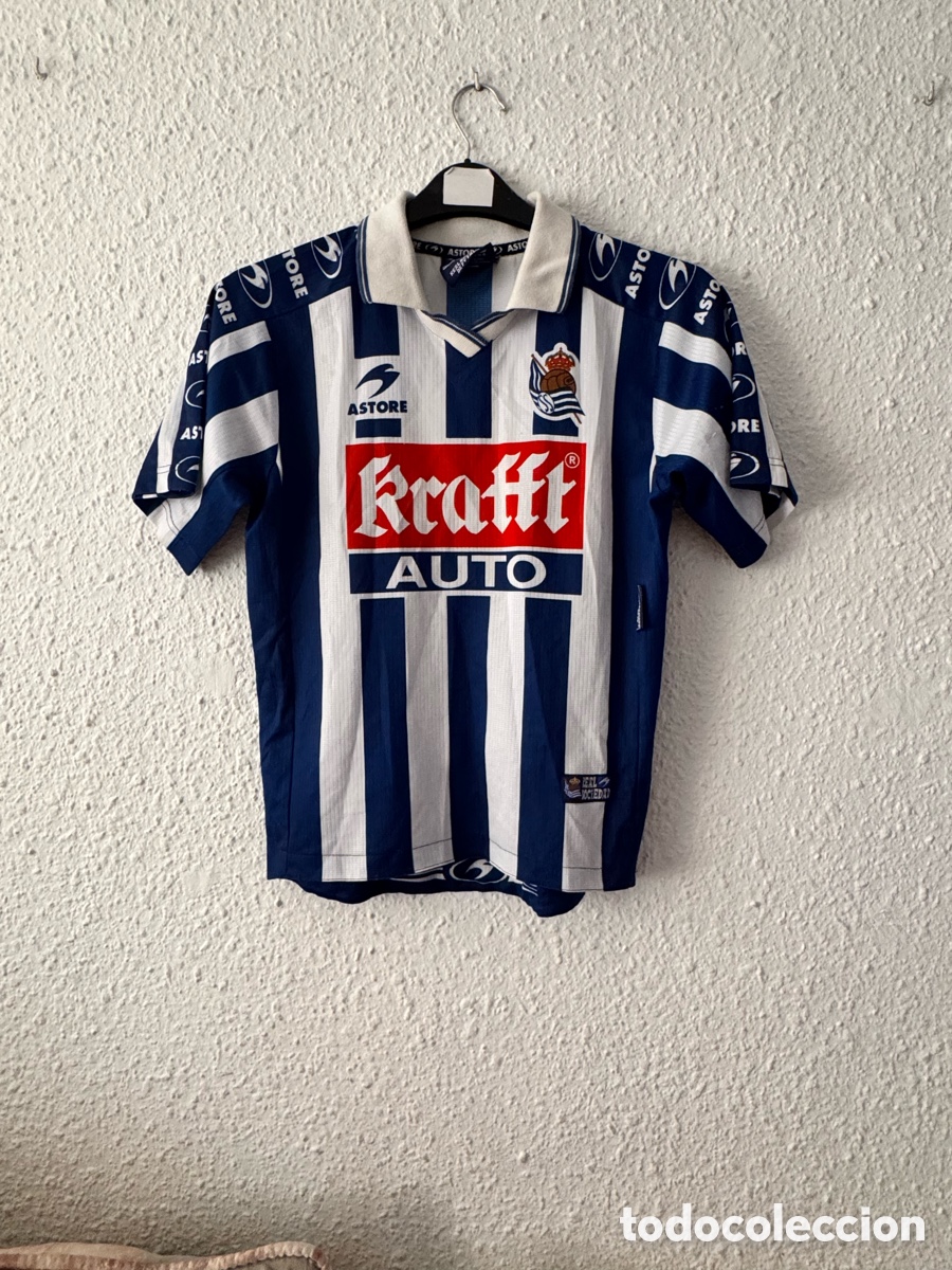 Sports collectibles: Antigua Camiseta deportiva vintage Real Sociedad TALLA -10- Astore