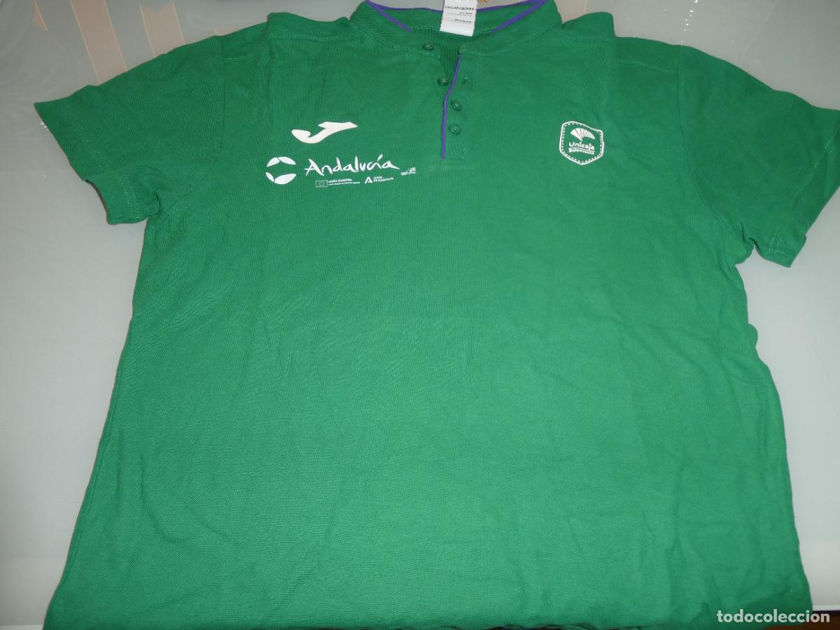 Colecionismo desportivo: CAMISETA POLO DE BALONCESTO BASKET UNICAJA M&Aacute;LAGA. JOMA. TALLA L. 190GR