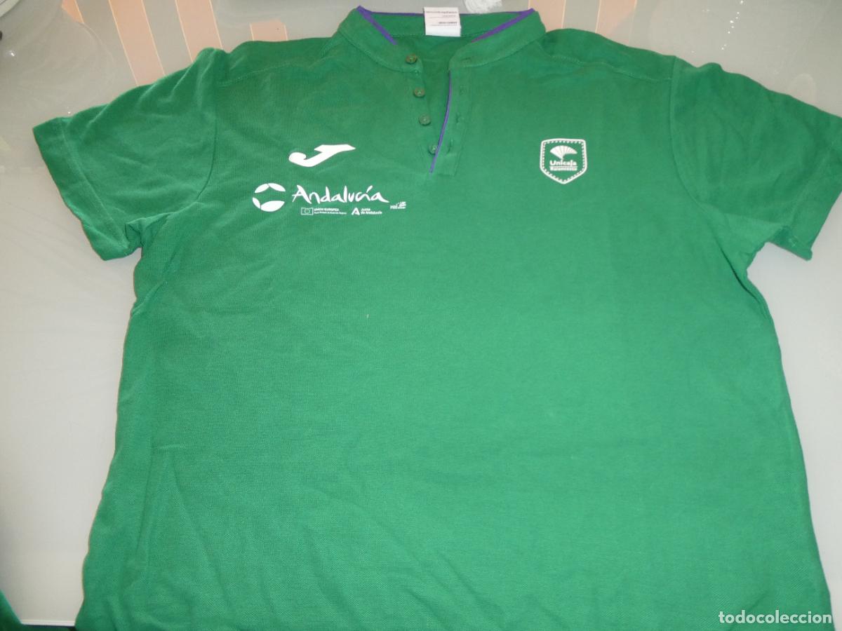 Colecionismo desportivo: CAMISETA POLO DE BALONCESTO BASKET UNICAJA M&Aacute;LAGA. JOMA. TALLA M. 190GR