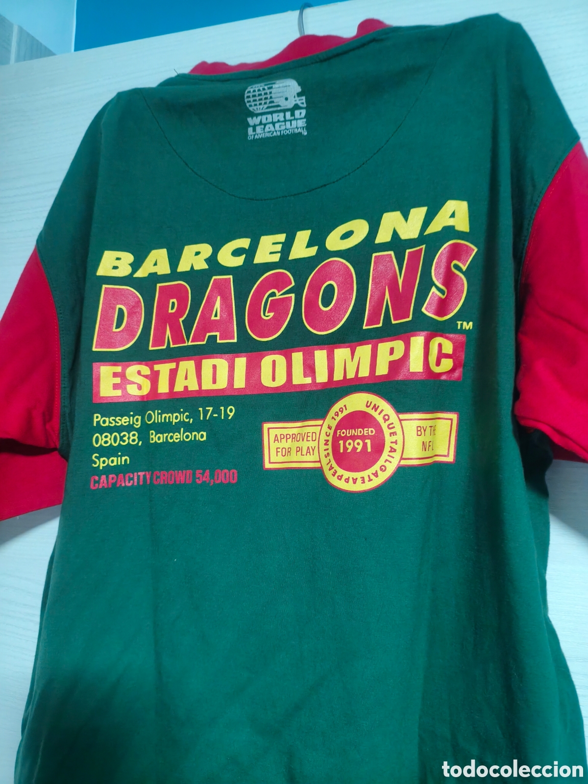 Coleccionismo deportivo: Camiseta Barcelona dragons