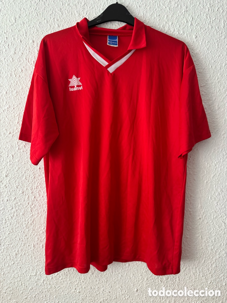 Sports collectibles: Antigua Camiseta deportiva Vintage N&deg;8 TALLA -XL- Luanvi