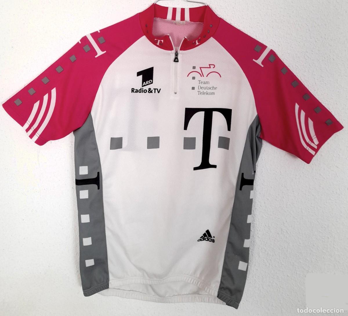 Sammelleidenschaft Sport: Maillot camiseta vintage retro a&ntilde;os 90 ciclista ciclismo Adidas Team Deutsche Telekom