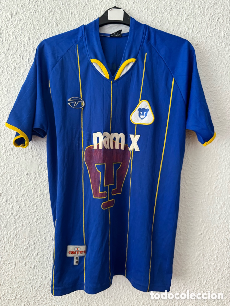 Sammelleidenschaft Sport: Antigua Camiseta deportiva Club Universidad Nacional Pumas UNAM logo Banamex TALLA -XL- Lotto