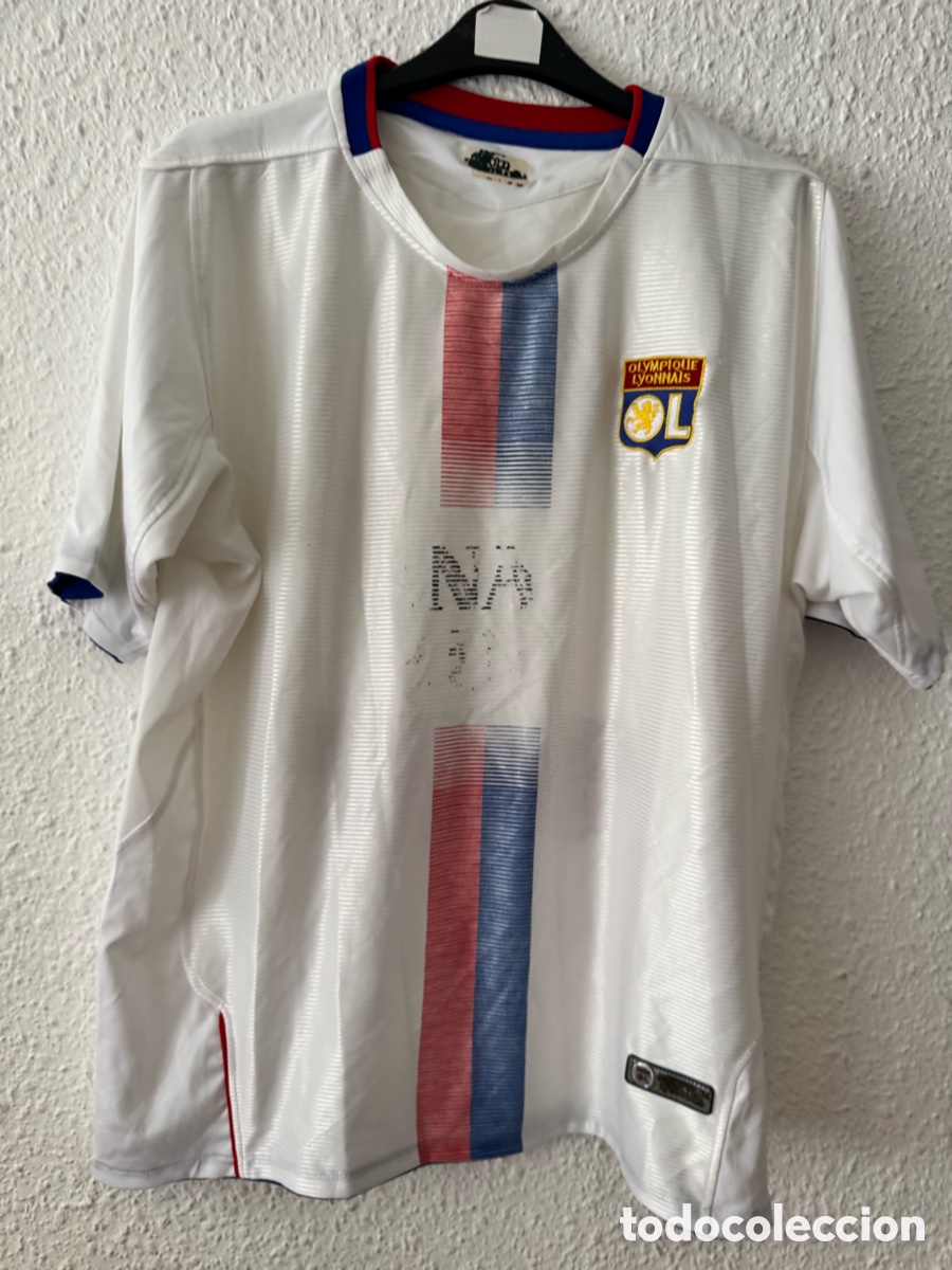 Sammelleidenschaft Sport: Antigua Camiseta deportiva vintage Olympique Lyonnais TALLA -XL- Umbro