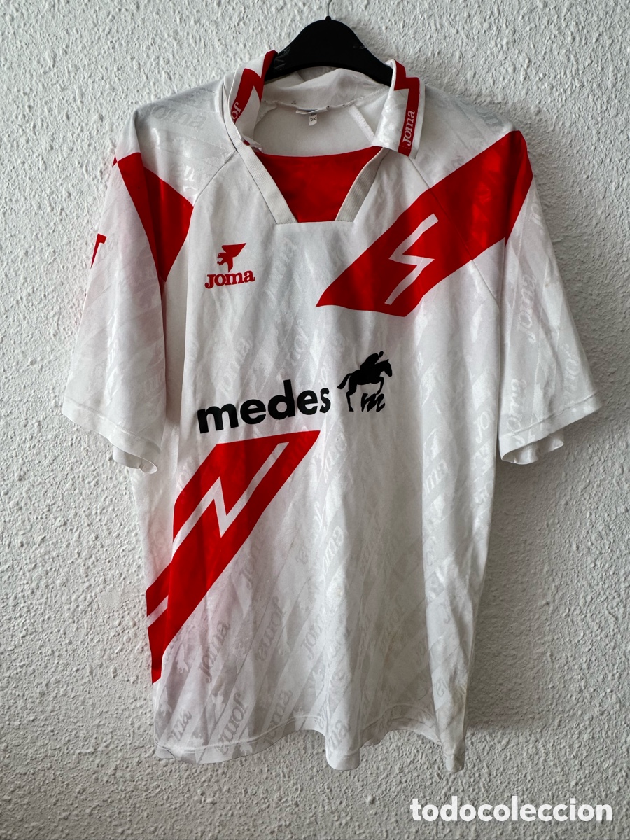 Sammelleidenschaft Sport: Antigua Camiseta deportiva vintage Rayo Vallecano medes TALLA -XXL- Joma