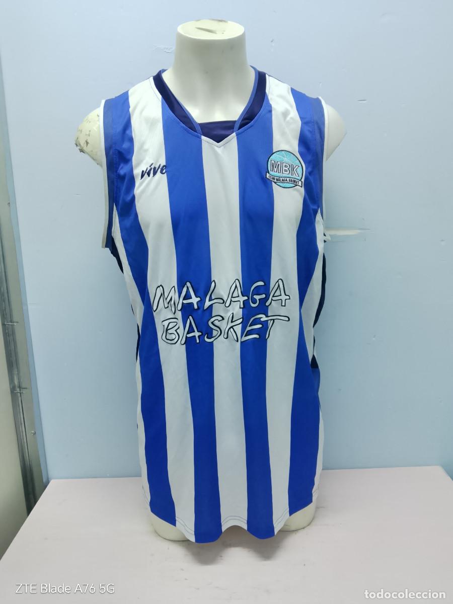 Coleccionismo deportivo: Club M&aacute;laga Basket basketball basquet shirt camiseta xl 61x85cts