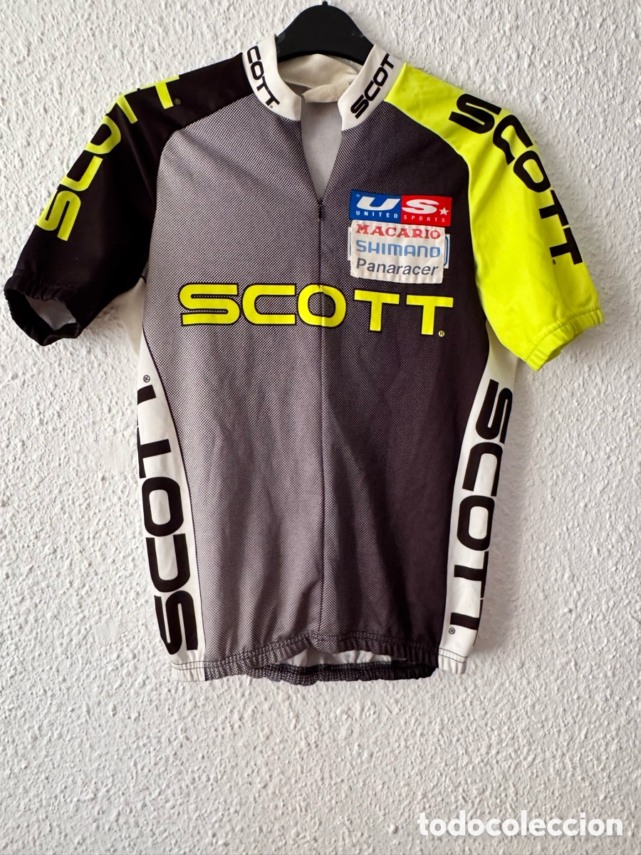 Sports collectibles: Antiguo maillot de ciclismo vintage deportivo TALLA -S- Scott