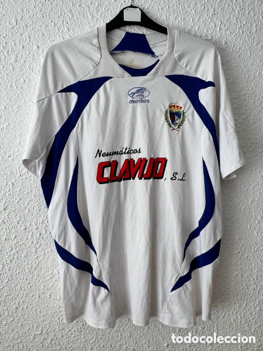 Coleccionismo deportivo: Antigua Camiseta deportiva Neum&aacute;ticos CLAVIJO,S.L TALLA -L- Medes