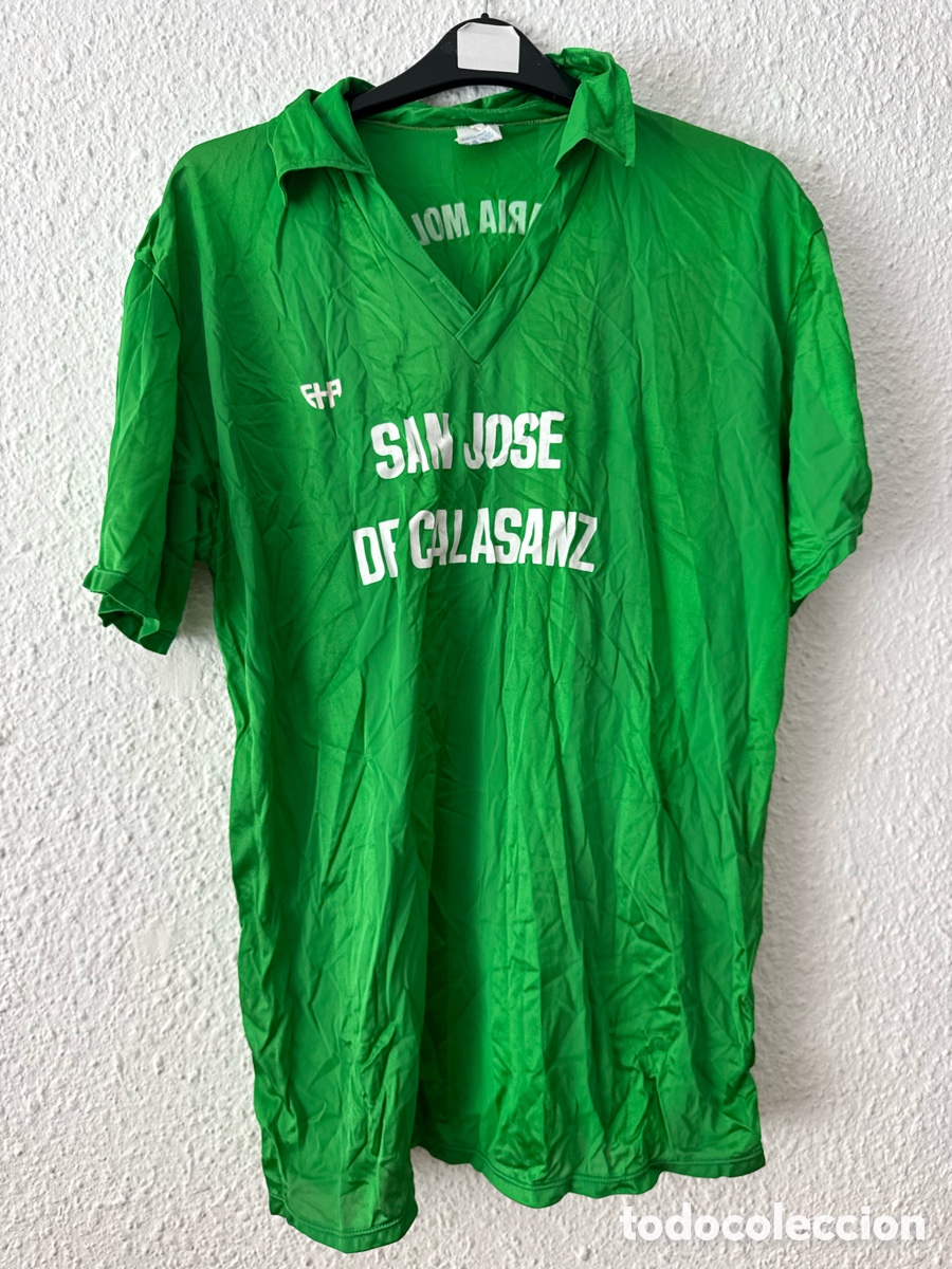 Coleccionismo deportivo: Antigua Camiseta deportiva Colegio San Jos&eacute; de Calasanz N&deg;4 TALLA -4-