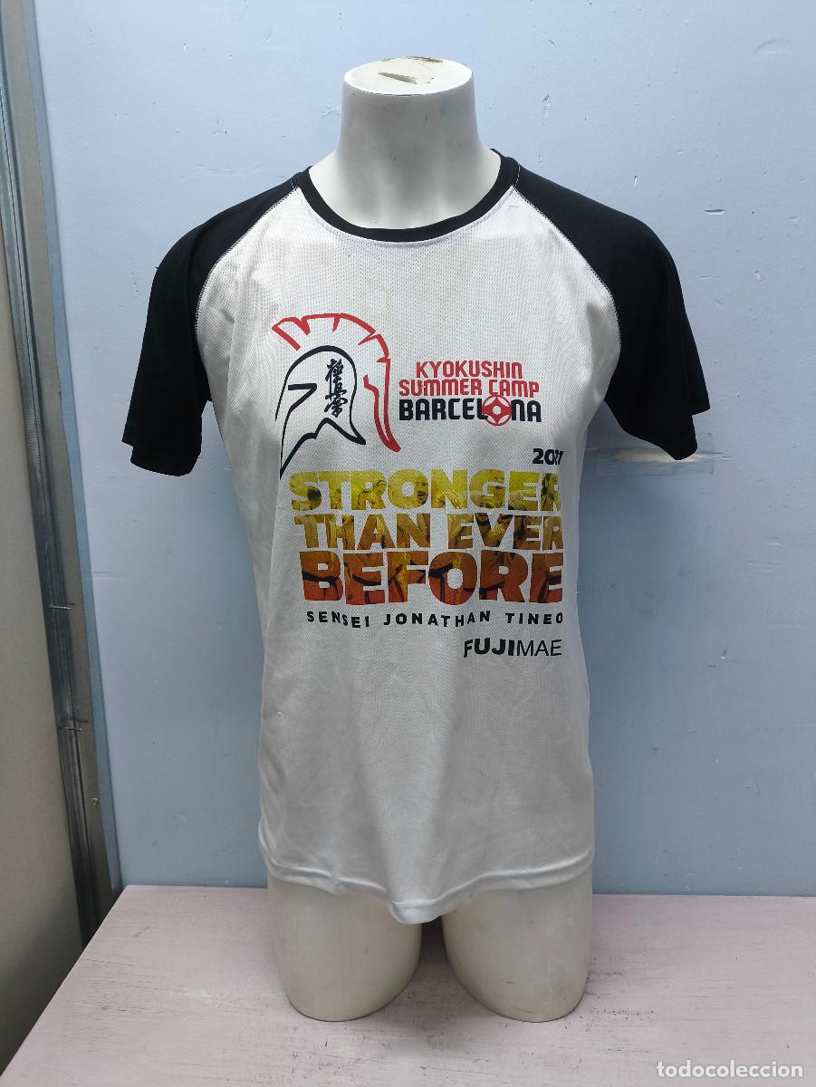 Collectionnisme sportif: Kyokushin Summer Camp Barcelona Fujimae karate artes marciales camiseta shirt Sensei Tineo M