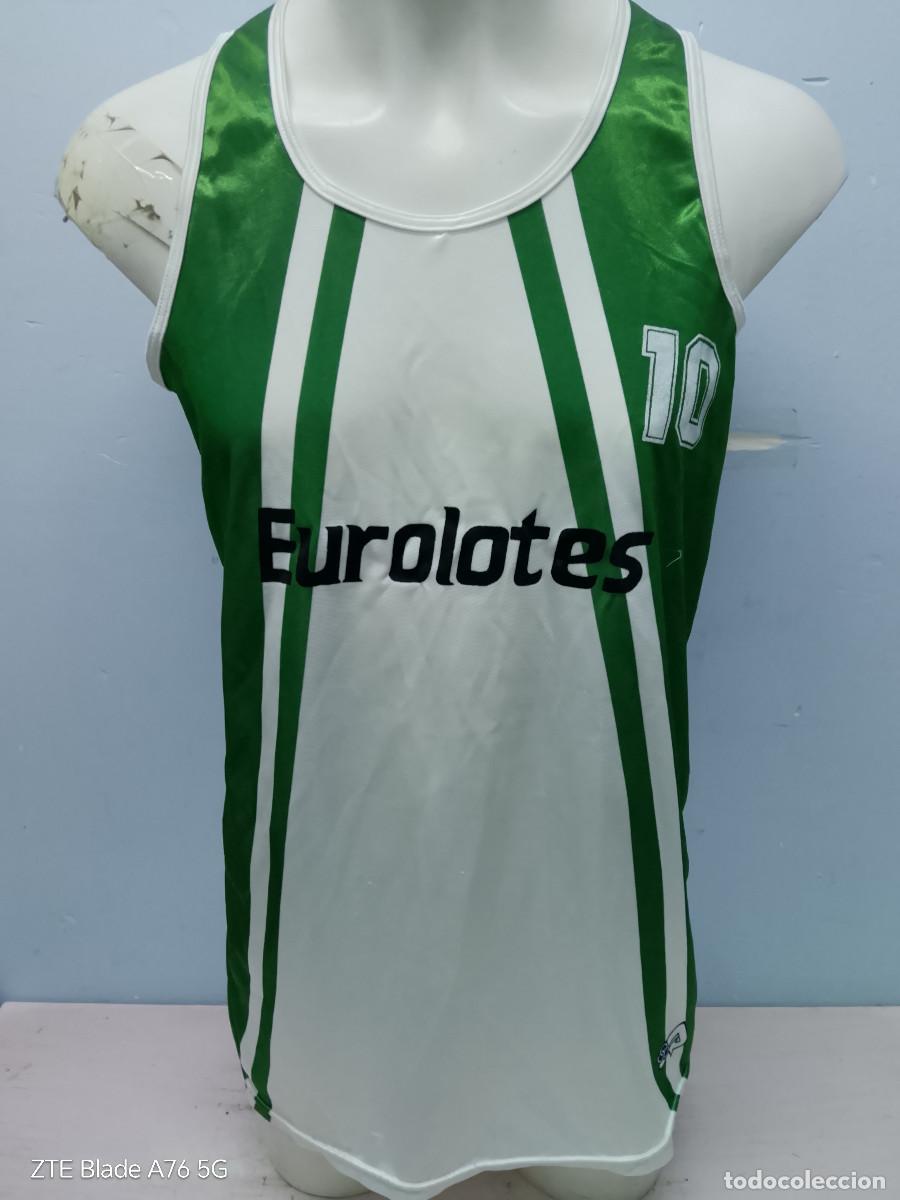 Coleccionismo deportivo: ligas regionales espa&ntilde;olas basquet camiseta shirt L vintage 1990