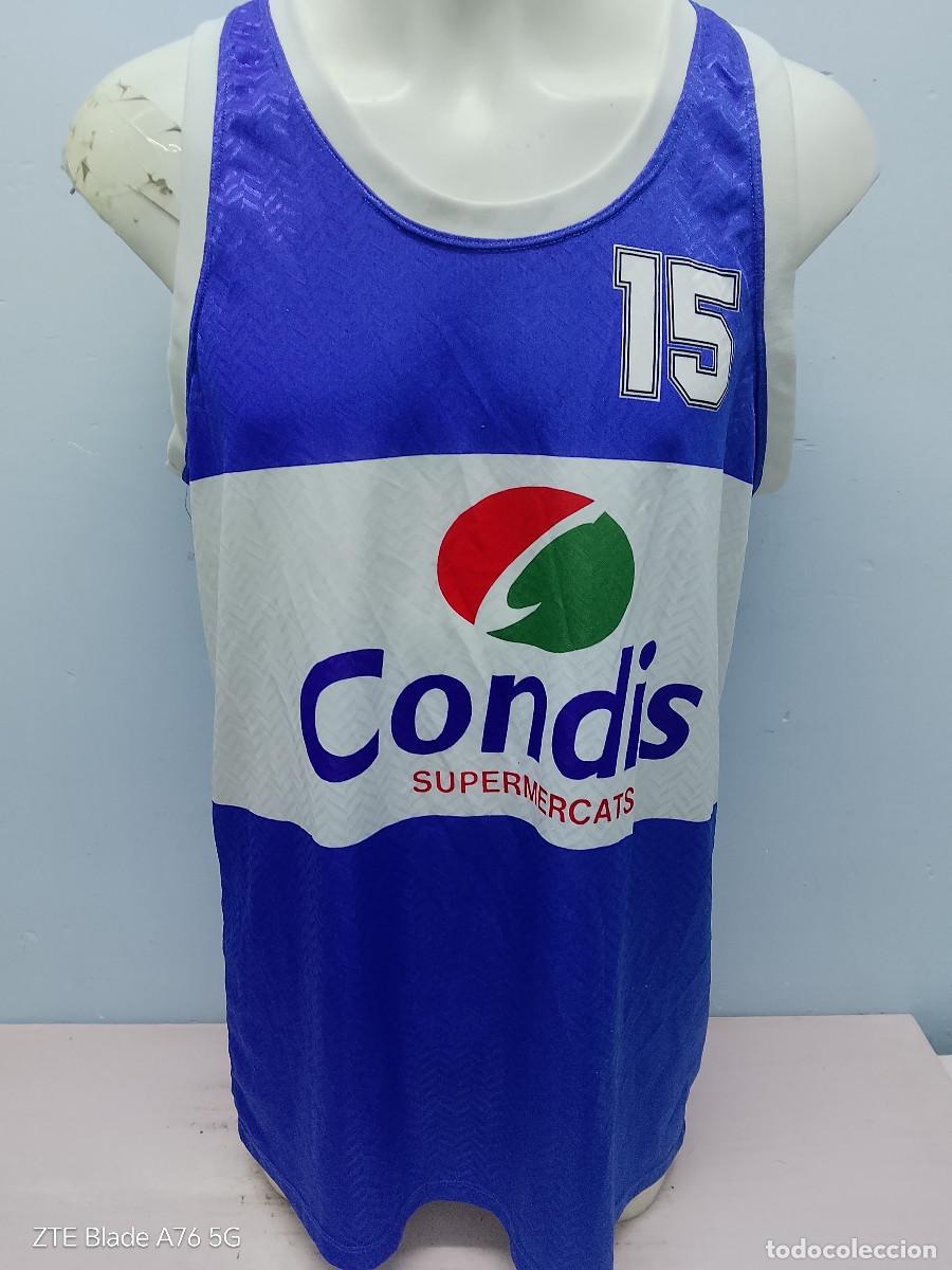 Coleccionismo deportivo: camiseta de baloncesto vintage del CB Cornella Catalunya basquet shirt L 60cts