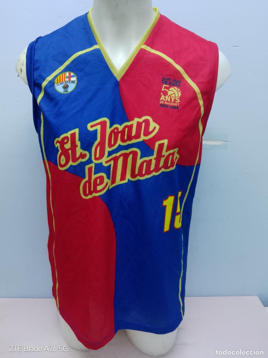 Coleccionismo deportivo: CB Sant joan de Mata Barcelona basket basquet shirt catalunya camiseta M