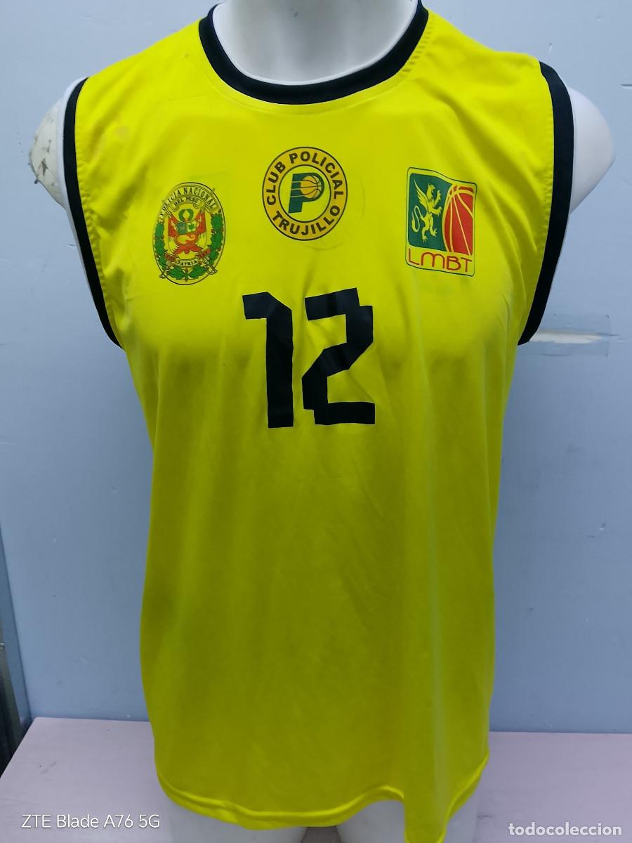 Coleccionismo deportivo: Liga Mixta de Basketball de Trujillo Peru Policial camiseta bsaket L 56cts