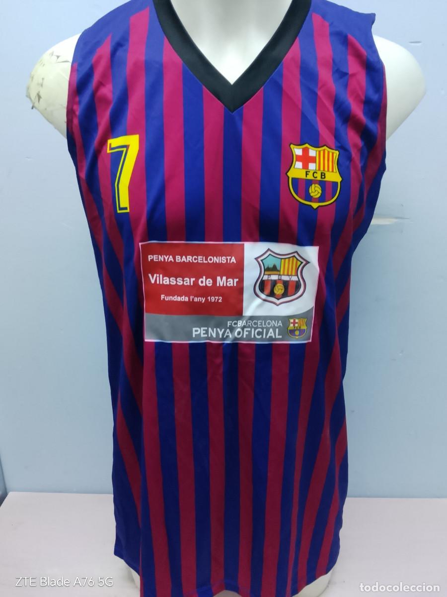 Coleccionismo deportivo: maristes Valdemia FC Barcelona Penya camsieta basket basquet shirt VIlassar de Mar L